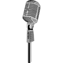 download Microphone clipart image with 225 hue color
