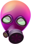 Pink Gas Mask