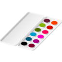 download Watercolors clipart image with 315 hue color