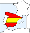 Spain Map And Flag