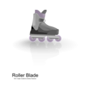 download Rollerblades clipart image with 225 hue color