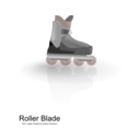 download Rollerblades clipart image with 315 hue color