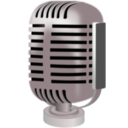 download Old Style Microphone clipart image with 135 hue color