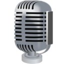 download Old Style Microphone clipart image with 0 hue color