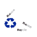 download Reduce Re Use Recycle clipart image with 135 hue color