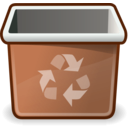 download Tango User Trash clipart image with 315 hue color