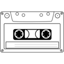 download Tape Cassette clipart image with 0 hue color