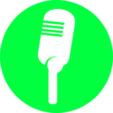download Icon Microphone clipart image with 135 hue color