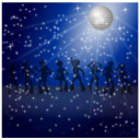 download Disco Dancers Remix 2 clipart image with 0 hue color