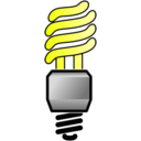Energy Saver Lightbulb On