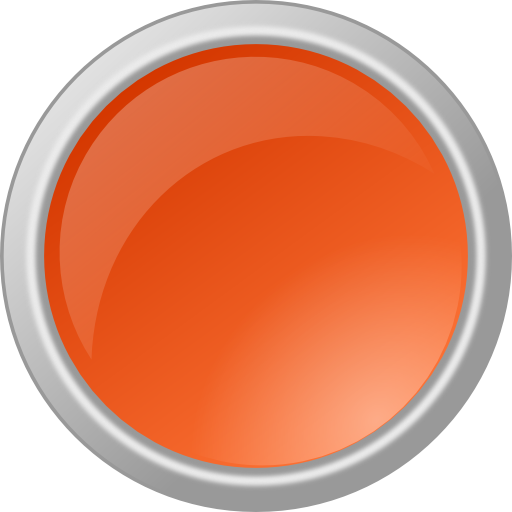 Glossy Orange Button Clipart I2clipart Royalty Free Public Domain Clipart