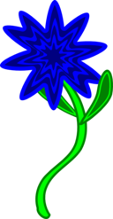 Triptastic Blue Flower