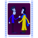 download Indian Couple clipart image with 225 hue color