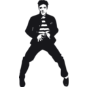 download Elvis clipart image with 315 hue color