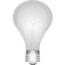 download Lightbulb Grayscale clipart image with 0 hue color
