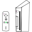download Nintendo Wii clipart image with 315 hue color