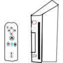 download Nintendo Wii clipart image with 0 hue color