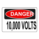 Danger 10 000 Volts