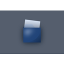 download Blue Ui Folder clipart image with 0 hue color