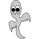 download Gray Ghost clipart image with 315 hue color
