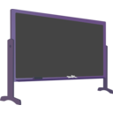 download Blackboard With Stand clipart image with 225 hue color
