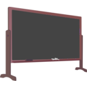 download Blackboard With Stand clipart image with 315 hue color