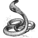 download Cobra Grayscale clipart image with 135 hue color