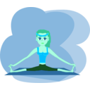 download Fitness Girl clipart image with 135 hue color