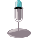 download Old Microphone Cleanup Style clipart image with 135 hue color