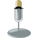 download Old Microphone Cleanup Style clipart image with 0 hue color