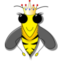 download Queen Bee clipart image with 0 hue color