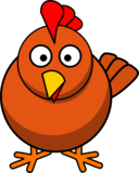 Chicken Roundcartoon