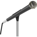 download Microphone clipart image with 0 hue color