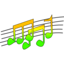 download Music Paper clipart image with 45 hue color