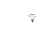download Led Lightbulb clipart image with 0 hue color