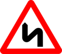 Roadsign Zigzag