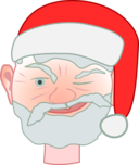 Santa Winking 1