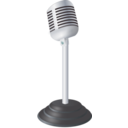 download Old Microphone clipart image with 135 hue color