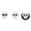 download Three Skull clipart image with 0 hue color