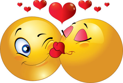 Kissing Couple Smiley Emoticon Clipart I2clipart Royalty Free Public Domain Clipart