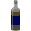 download A Bottle Of Wine clipart image with 45 hue color
