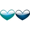 download Heart1 clipart image with 225 hue color