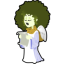 download Singing Angel clipart image with 45 hue color