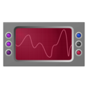 download Oscilloscope clipart image with 225 hue color