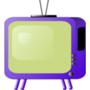 download Old Styled Tv Set clipart image with 225 hue color