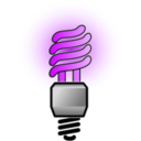 download Energy Saver Lightbulb Bright clipart image with 225 hue color