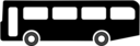 Bus Symbol Black
