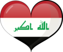 Iraq Heart Flag
