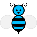download Honey Bee clipart image with 135 hue color