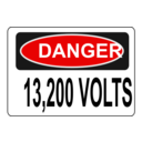 Danger 13 200 Volts Alt 1